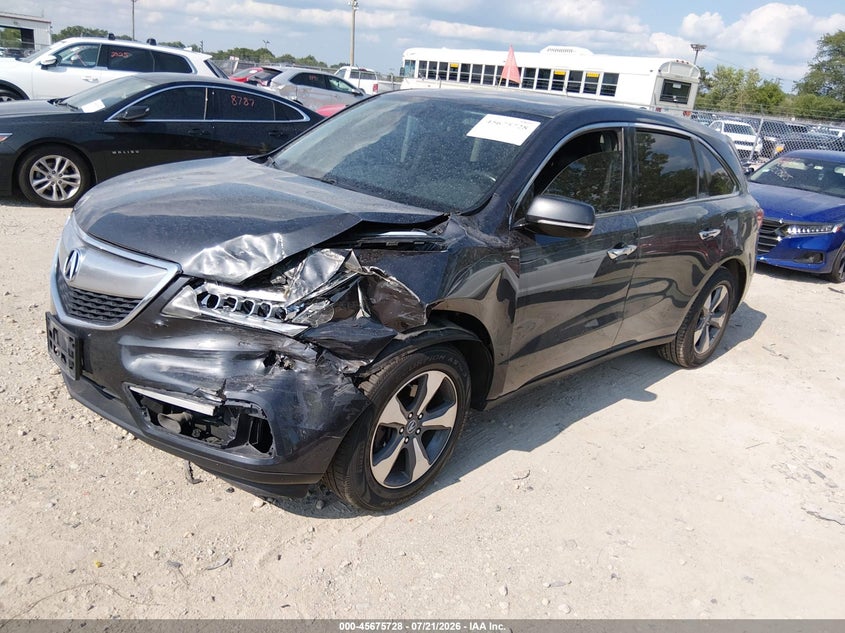 2016 Acura Mdx Acurawatch Plus Package VIN: 5FRYD4H21GB049433 Lot: 45675728