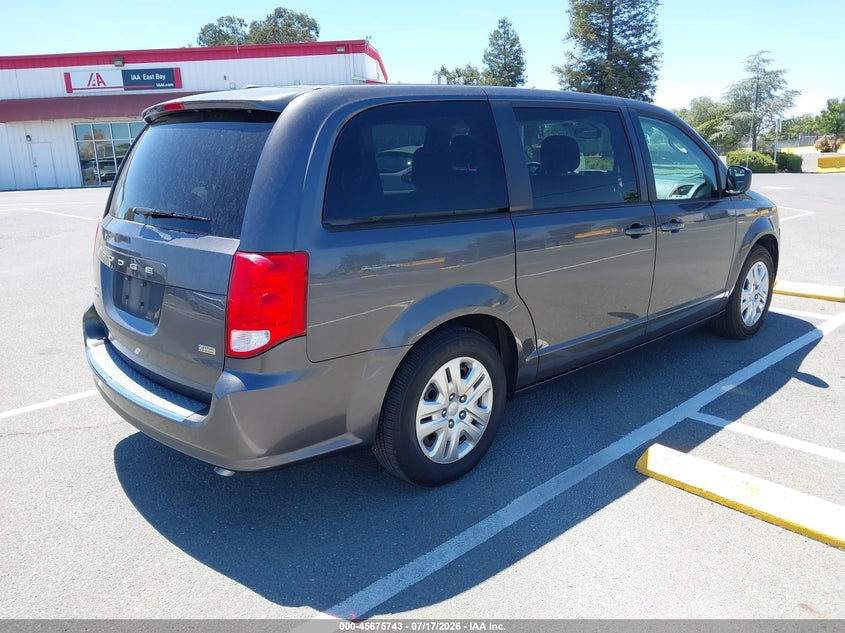 Vin: 2c4rdgbg2jr254766, lot: 46174343, dodge grand caravan se 20184