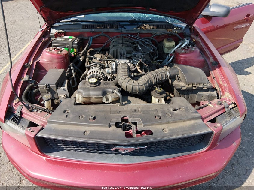 2007 Ford Mustang V6 Deluxe/V6 Premium VIN: 1ZVHT80N275278526 Lot: 45675767