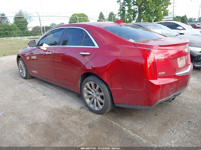 Vin: 1g6ah5rx5h0127643, lot: 46174368, cadillac ats luxury 20173