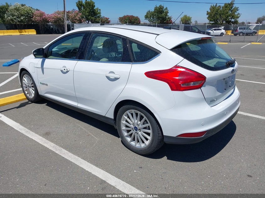 Vin: 1fadp3r45jl296126, lot: 46174370, ford focus electric 20183