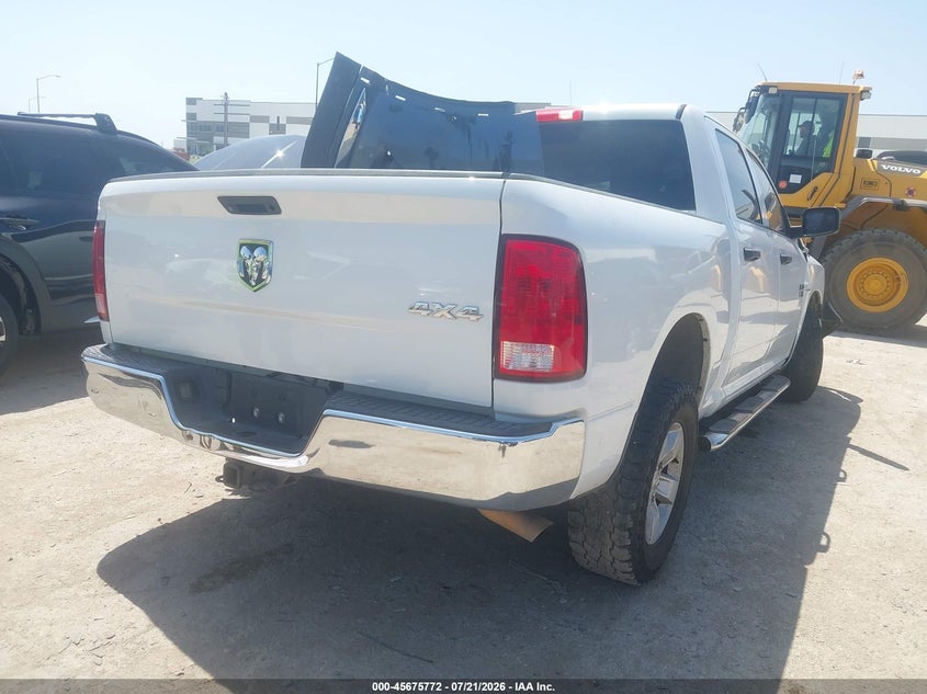 Vin: 3c6rr7kt8jg167658, lot: 46174372, ram 1500 tradesman  4x4 5'7 box 20184