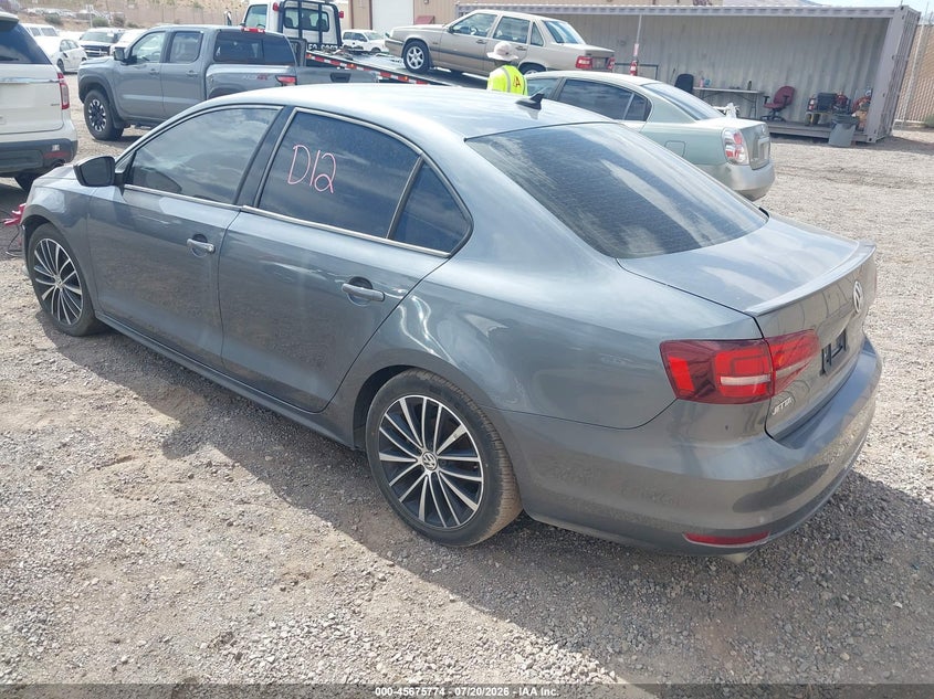 2016 VOLKSWAGEN JETTA auction photo 3