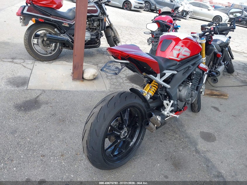 2024 TRIUMPH MOTORCYCLE SPEED TRIPLE auction photo 4
