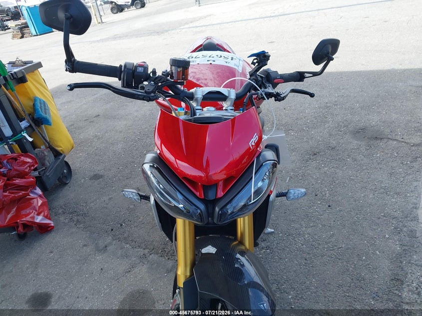 2024 TRIUMPH MOTORCYCLE SPEED TRIPLE auction photo 5
