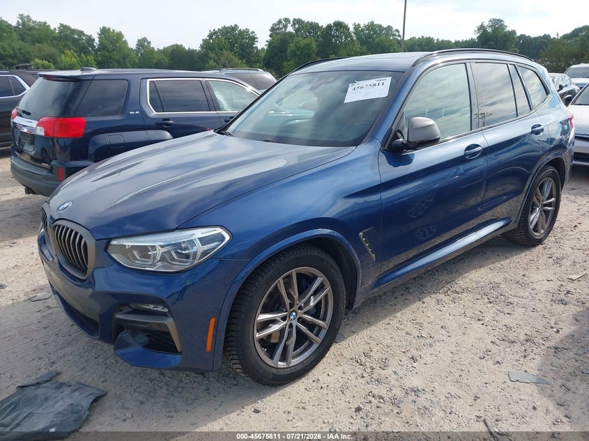 2021 BMW X3, Right Side, IAAI, VIN 5UXTY9C09M9G70428 — photo 2