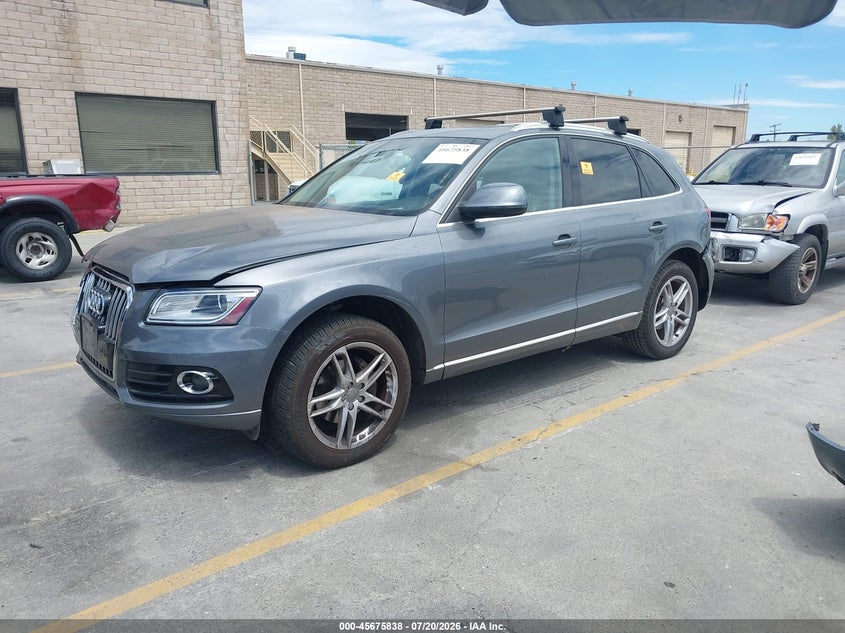 2013 AUDI Q5 SPORT UTILITY VEHICLE 2.0L I-4 DI, DOHC, VVT, TURBO, 211HP