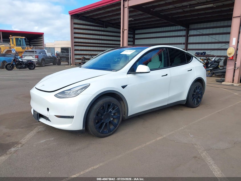 Vin: 5yjygdee8mf075109, lot: 46174442, tesla model y long range dual motor all-wheel drive 20212