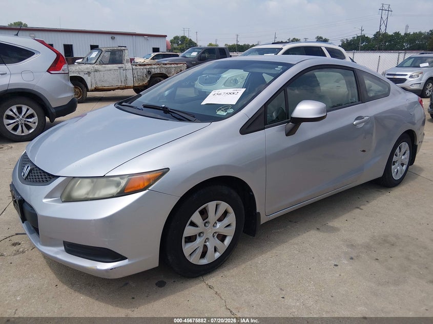 2012 HONDA CIVIC auction photo 2