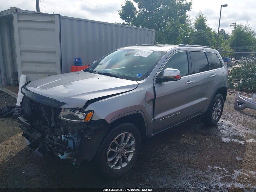 2016 Jeep Grand Cherokee Limited VIN: 1C4RJFBG9GC412105 Lot: 45675908