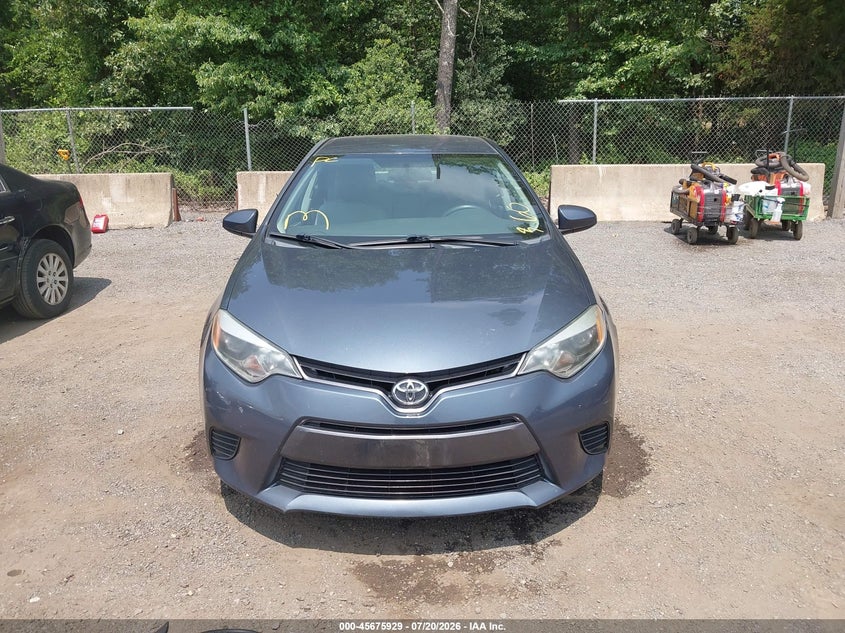 2016 Toyota Corolla Le VIN: 2T1BURHE9GC526421 Lot: 45675929