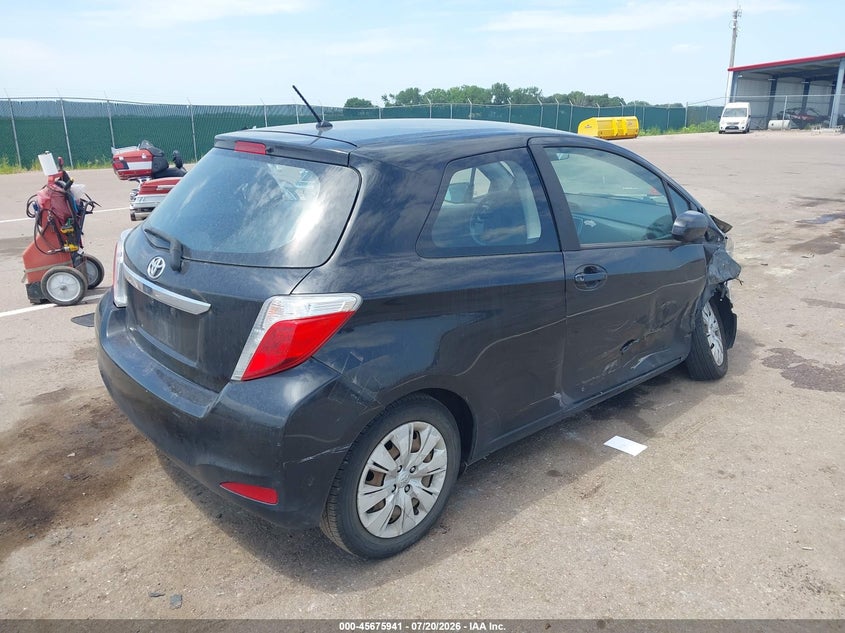 Vin: vnkjtud30ea012424, lot: 46174541, toyota yaris l (tmmf plant) 20144