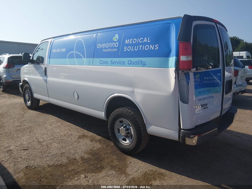 Vin: 1gcwggca7e1147324, lot: 46174550, chevrolet express 2500 work van 20143