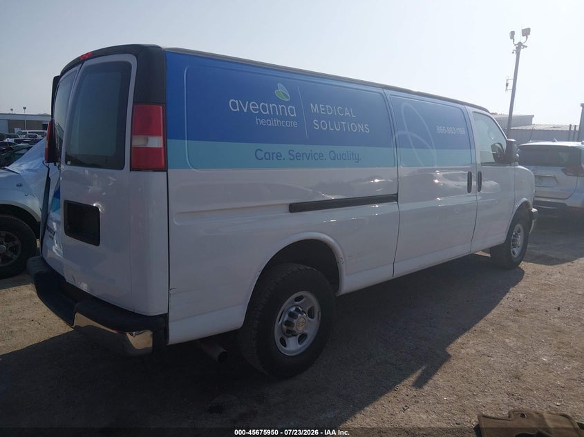 Vin: 1gcwggca7e1147324, lot: 46174550, chevrolet express 2500 work van 20144