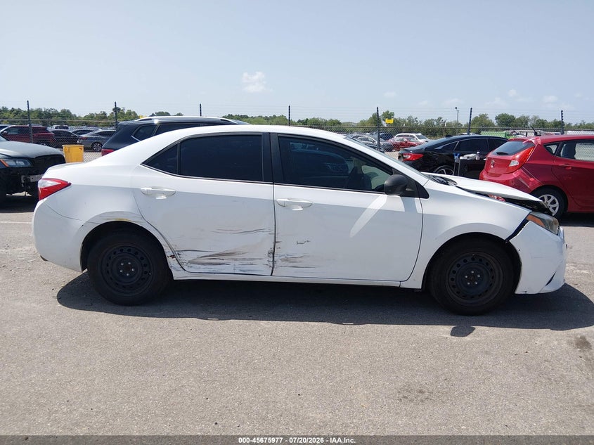 2014 Toyota Corolla Le VIN: 5YFBURHE3EP169279 Lot: 45675977