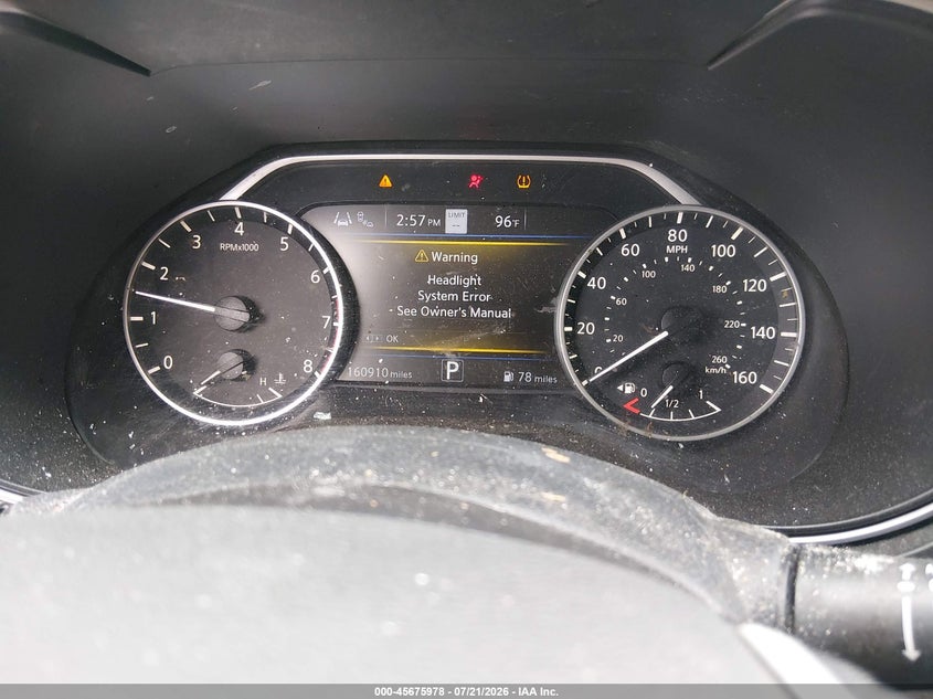 2020 Nissan Maxima Sv Xtronic Cvt VIN: 1N4AA6CV9LC362820 Lot: 45675978
