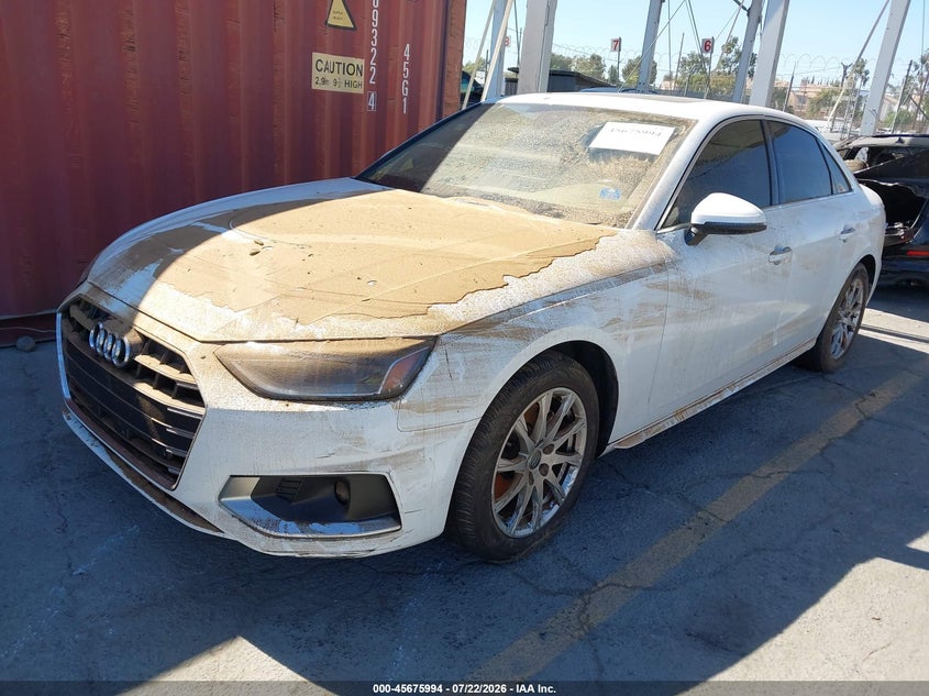 Vin: waugmaf43ln008889, lot: 46174595, audi a4 premium 40 tfsi front-wheel drive s tronic 20202
