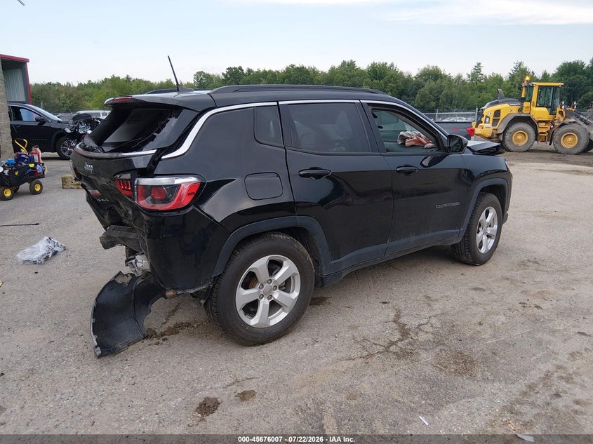 Vin: 3c4njdbb6kt767446, lot: 46174607, jeep compass latitude 4x4 20194