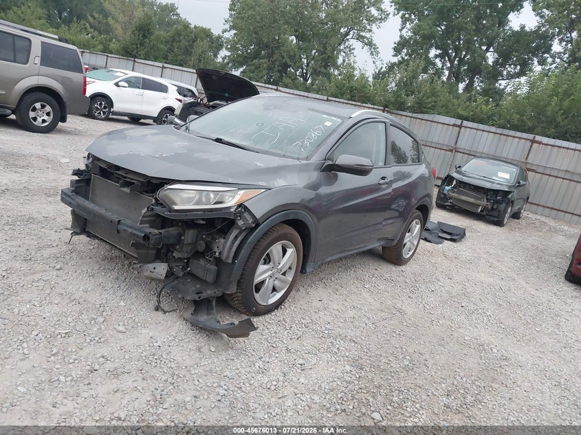 2019 Honda Hr-V Ex, Front End, IAAI, VIN 3CZRU6H57KM730867 — photo 2