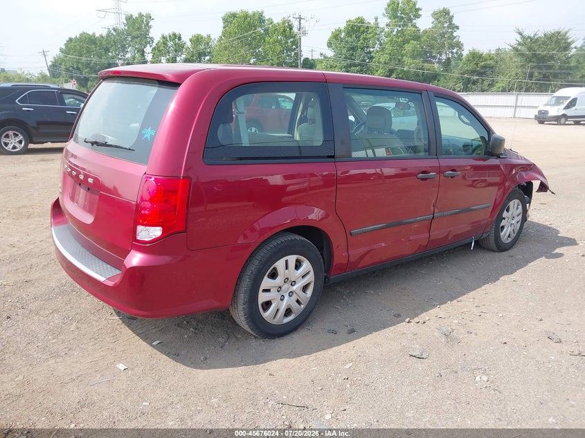 Vin: 2c4rdgbgxer339571, lot: 46174624, dodge grand caravan american value pkg 20144