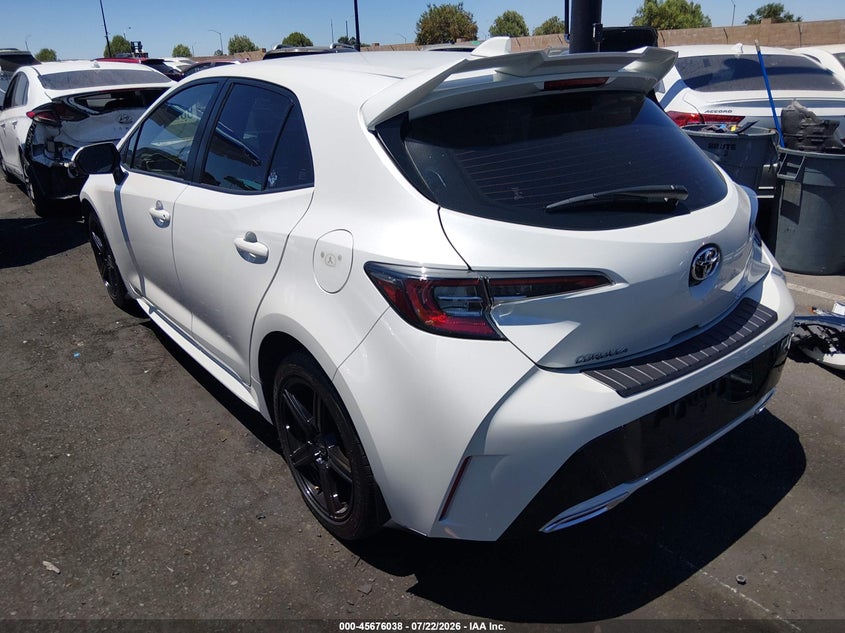 Vin: jtnk4rbexk3008985, lot: 46174638, toyota corolla se 20193