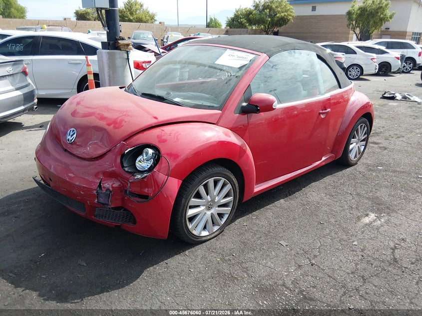 2010 Volkswagen New Beetle 2.5L VIN: 3VWRG3AL0AM004381 Lot: 45676060