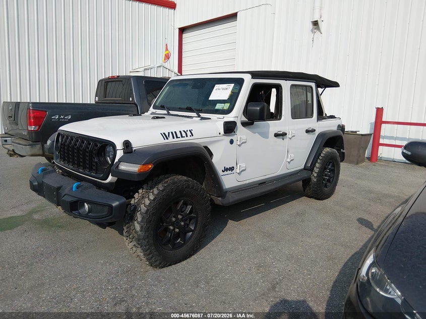 2024 JEEP WRANGLER 4XE auction photo 2
