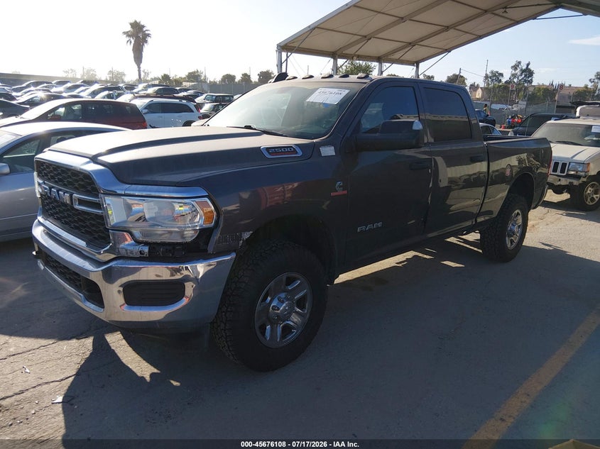 Vin: 3c6ur5cl1mg677738, lot: 46174708, ram 2500 tradesman  4x4 6'4 box 20212