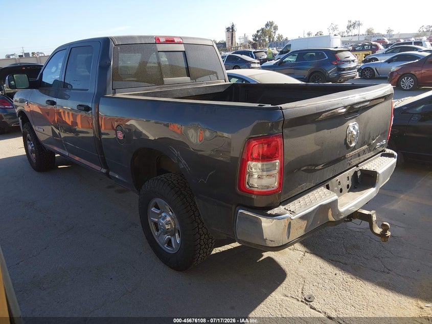 Vin: 3c6ur5cl1mg677738, lot: 46174708, ram 2500 tradesman  4x4 6'4 box 20213