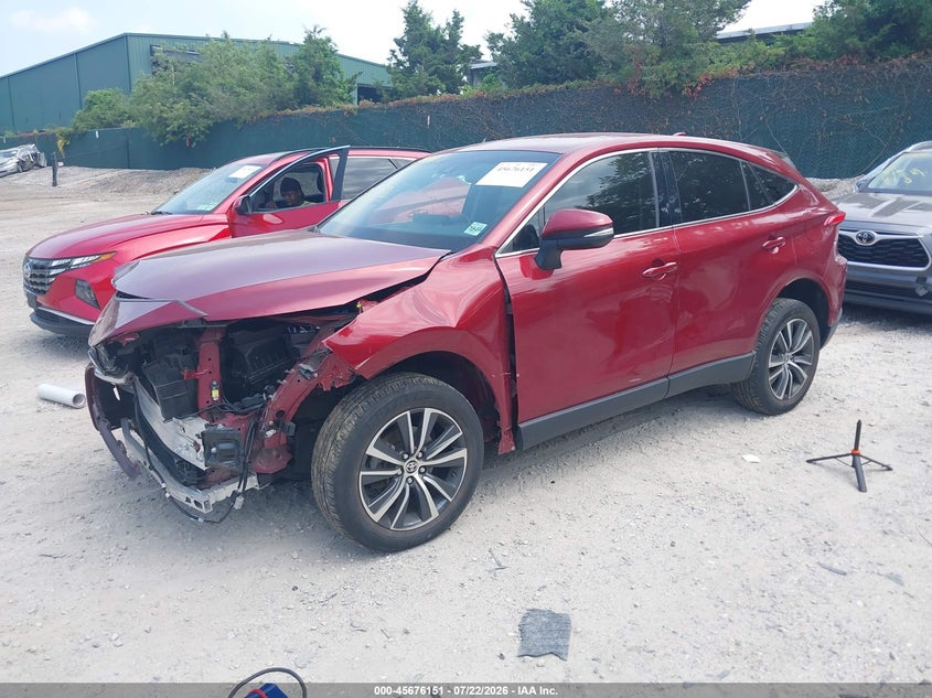 Vin: jteaaaah8nj115017, lot: 46174751, toyota venza le 20222