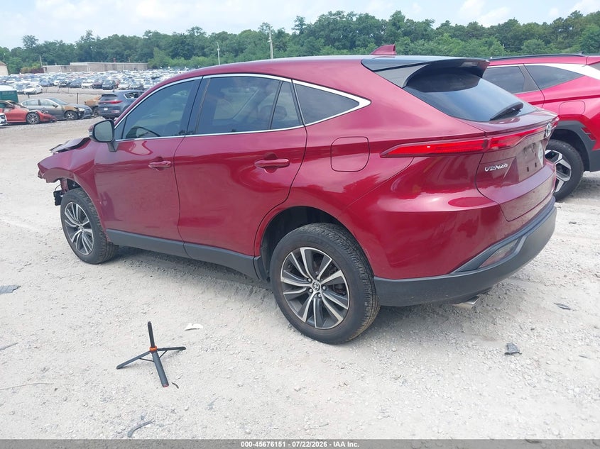 Vin: jteaaaah8nj115017, lot: 46174751, toyota venza le 20223