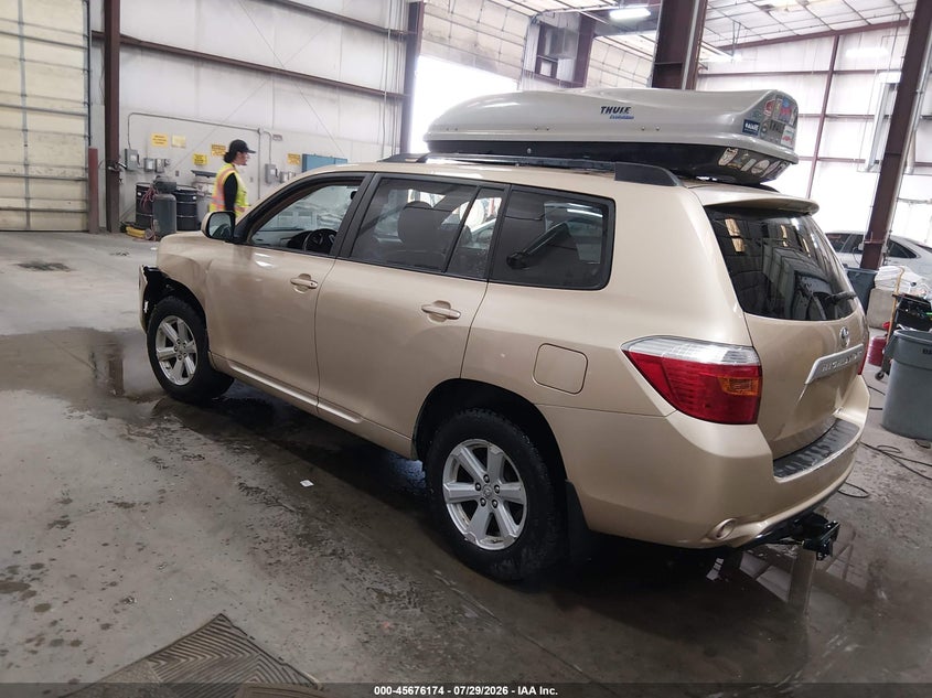 Vin: 5tdbk3eh7as007691, lot: 46174774, toyota highlander base v6 20103