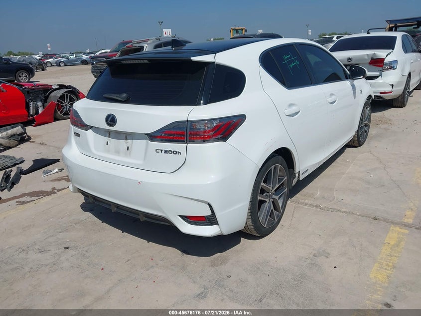 Vin: jthkd5bh4f2240323, lot: 46174776, lexus ct 200h 20154