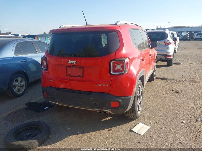 2016 JEEP RENEGADE auction photo 4