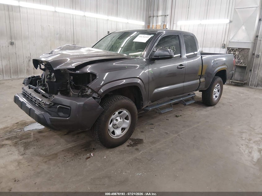 2023 Toyota Tacoma Sr, Удар спереду, IAAI, VIN 3TYSX5ENXPT019320 — фото 2