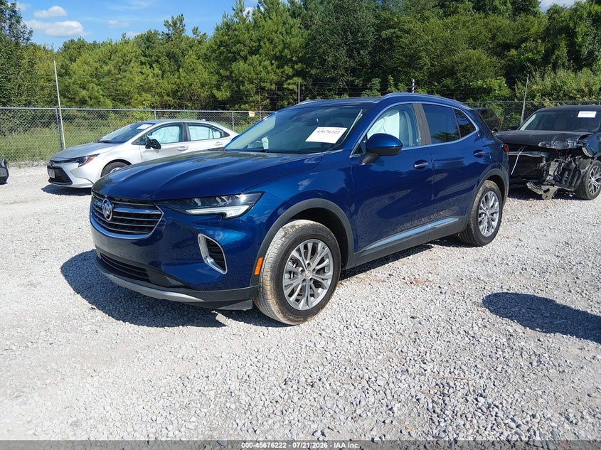 2022 Buick Envision Fwd Preferred VIN: LRBAZLR42ND021786 Lot: 45676222