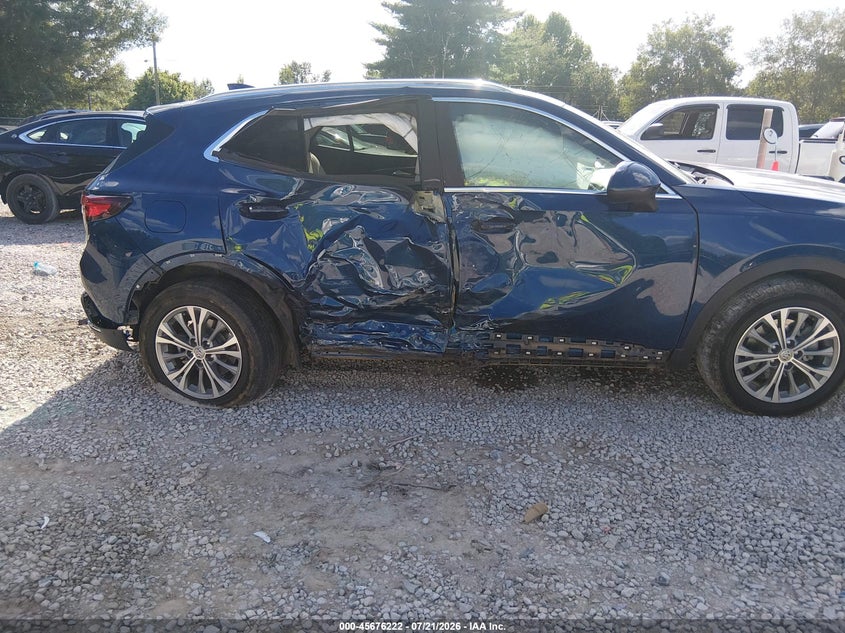 2022 Buick Envision Fwd Preferred VIN: LRBAZLR42ND021786 Lot: 45676222