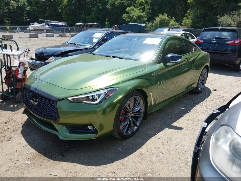 2019 Infiniti Q60 3.0T Red Sport 400 VIN: JN1FV7EL2KM440453 Lot: 45676226