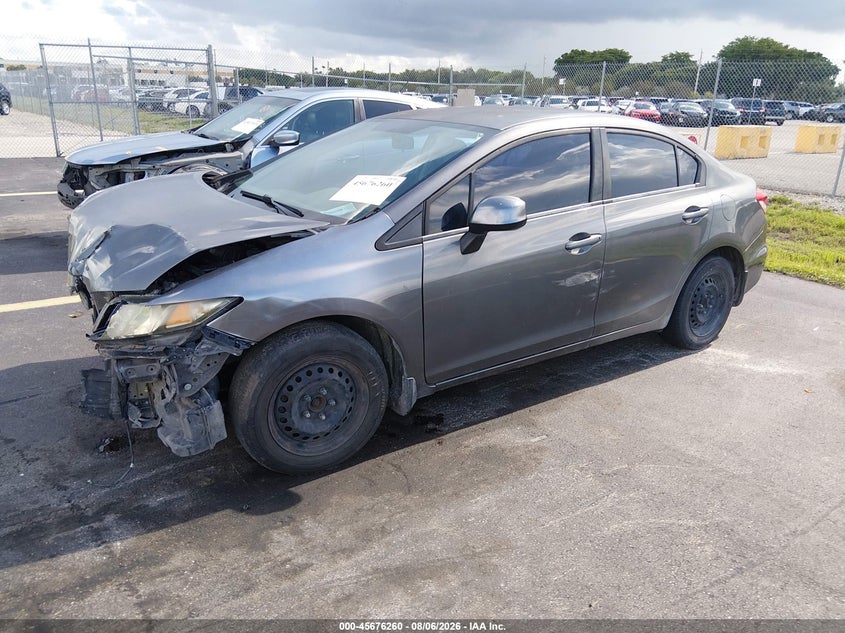Vin: 2hgfb2f5xdh514556, lot: 46174858, honda civic lx 20132