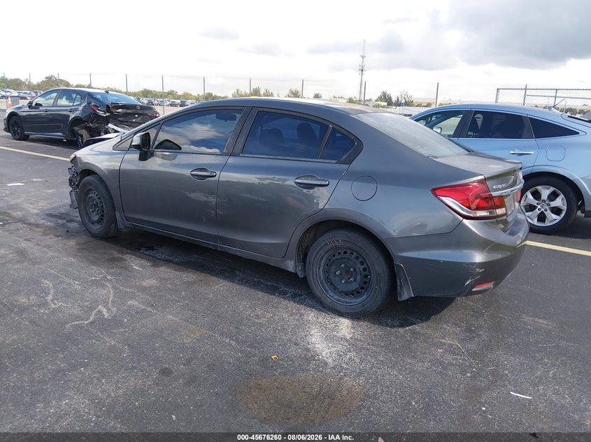 Vin: 2hgfb2f5xdh514556, lot: 46174858, honda civic lx 20133