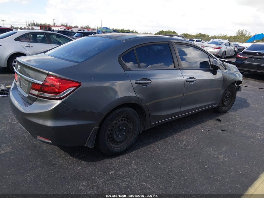 Vin: 2hgfb2f5xdh514556, lot: 46174858, honda civic lx 20134