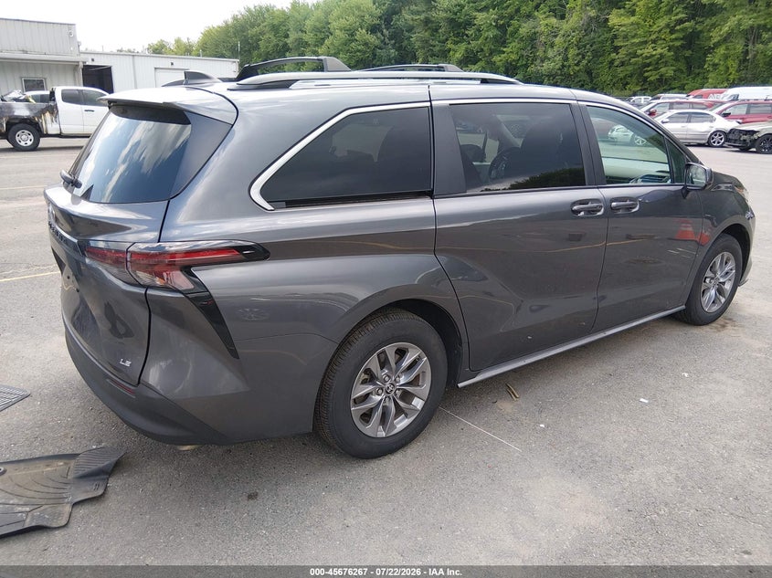 Vin: 5tdbskfc2ss191971, lot: 46174867, toyota sienna le 20254