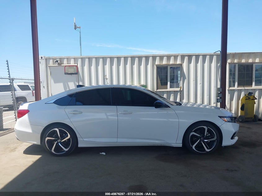 2022 Honda Accord Sport VIN: 1HGCV1F34NA124443 Lot: 45676287