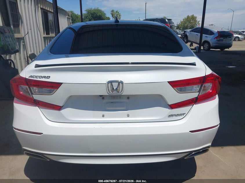 2022 Honda Accord Sport VIN: 1HGCV1F34NA124443 Lot: 45676287