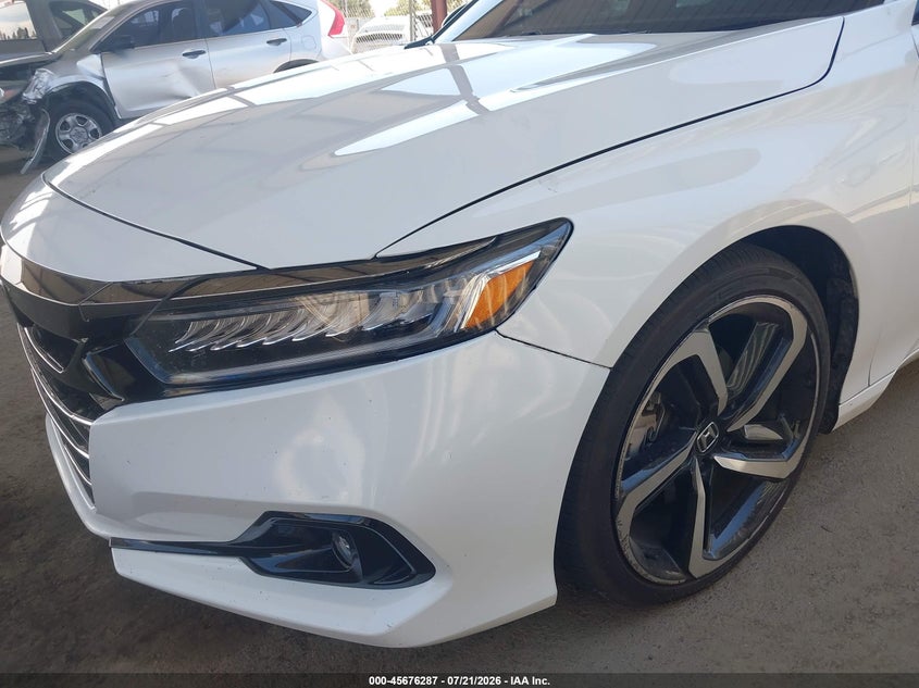 2022 Honda Accord Sport VIN: 1HGCV1F34NA124443 Lot: 45676287