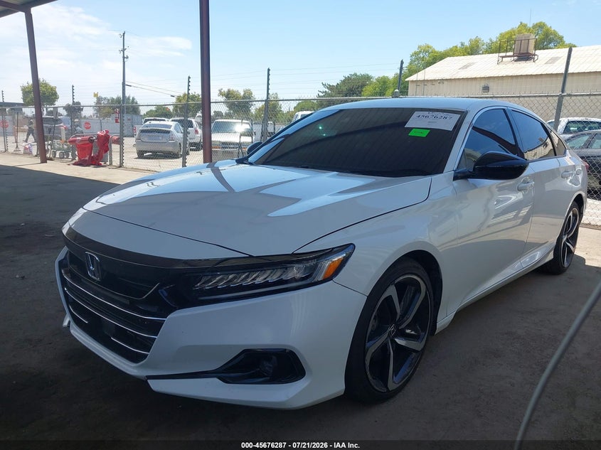 2022 Honda Accord Sport VIN: 1HGCV1F34NA124443 Lot: 45676287