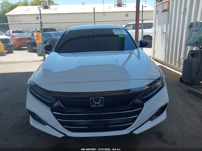 2022 Honda Accord Sport VIN: 1HGCV1F34NA124443 Lot: 45676287