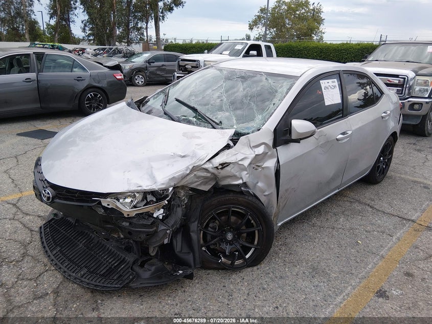 2014 Toyota Corolla S Plus VIN: 5YFBURHE0EP036091 Lot: 45676289