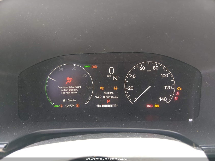 2025 Honda Cr-V Hybrid Sport Touring VIN: 7FARS6H90SE053653 Lot: 45676290