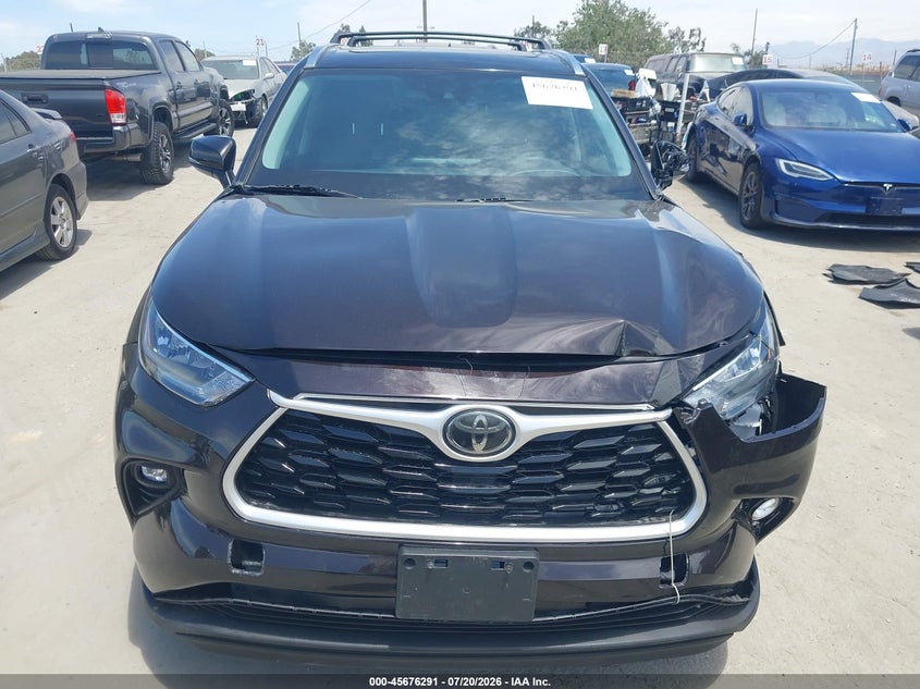 2020 Toyota Highlander Xle VIN: 5TDHZRAH8LS007653 Lot: 45676291
